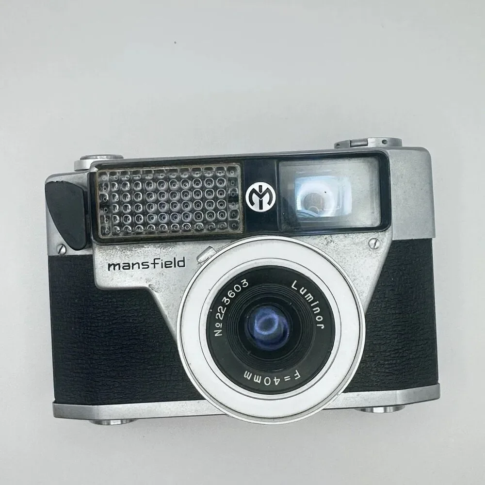 Vintage Mansfield Skylark 35mm Film Viewfinder Camera – Untested